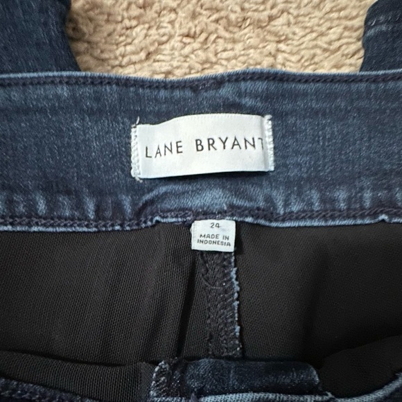 Lane Bryant Flex Magic Wasitband Tighter Tummy High Rise Straight Jeans sz 24 - Picture 11 of 11